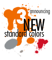 Annoucing 3 new standard colors
