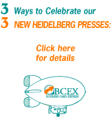 3 ways to celebrating our new Heidelberg presses!